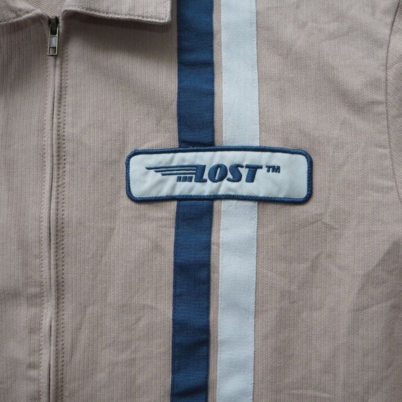 LOST Enterprises Goodtime Retro Style Warehouse Cotton Jacket Beige Men's XL - Picture 8 of 8